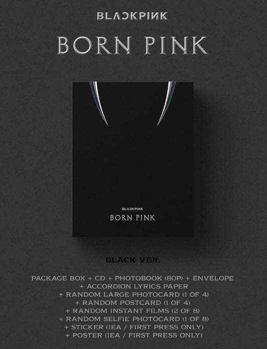 Blackpink - Born Pink Black Version - CD