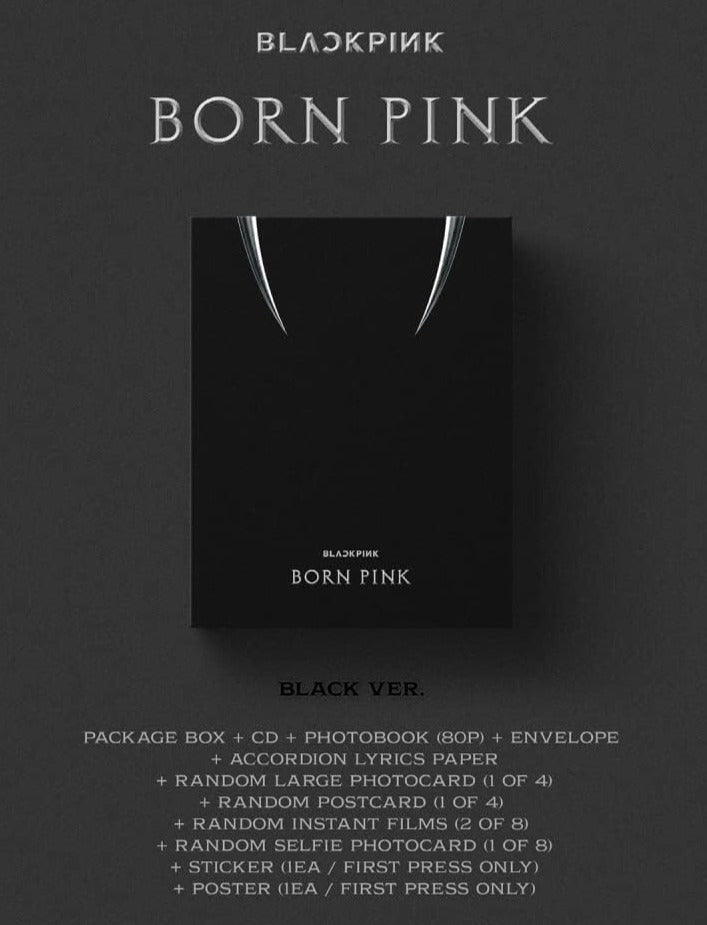 Blackpink - Born Pink Black Version - CD