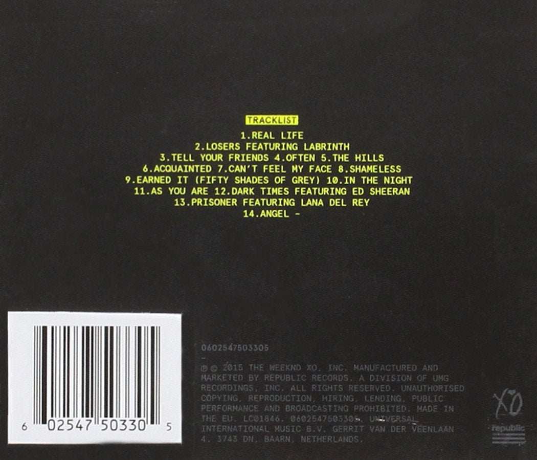 The Weeknd - Beauty Behind the Madness- CD