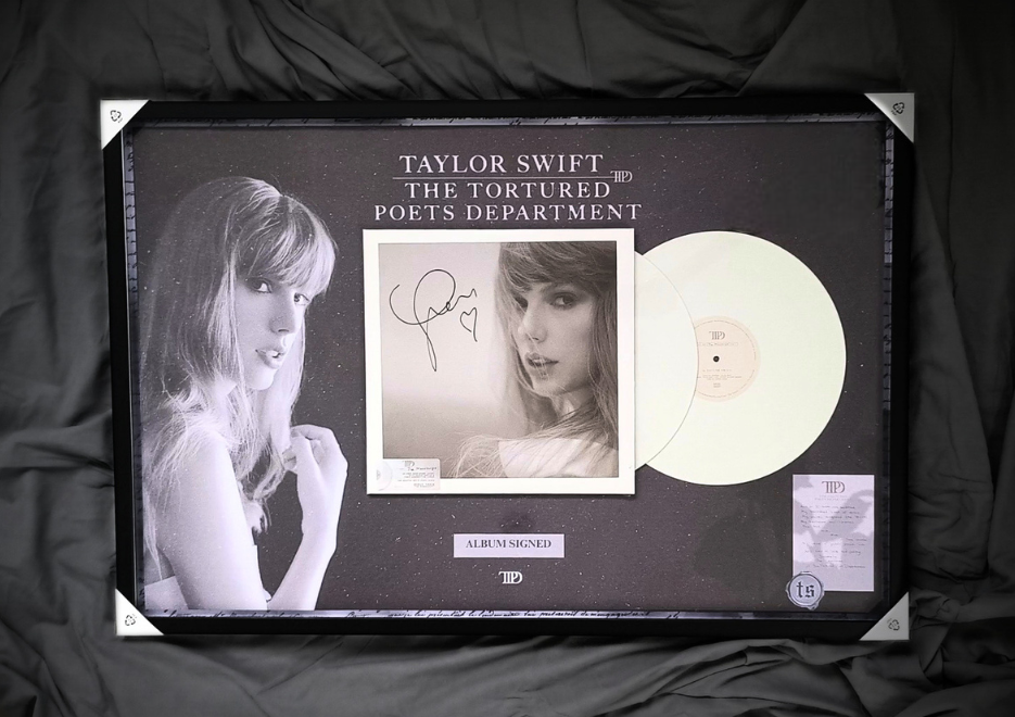 Taylor Swift - The Tortured Poets Department, Firmado Enmarcado - Vinilo Doble