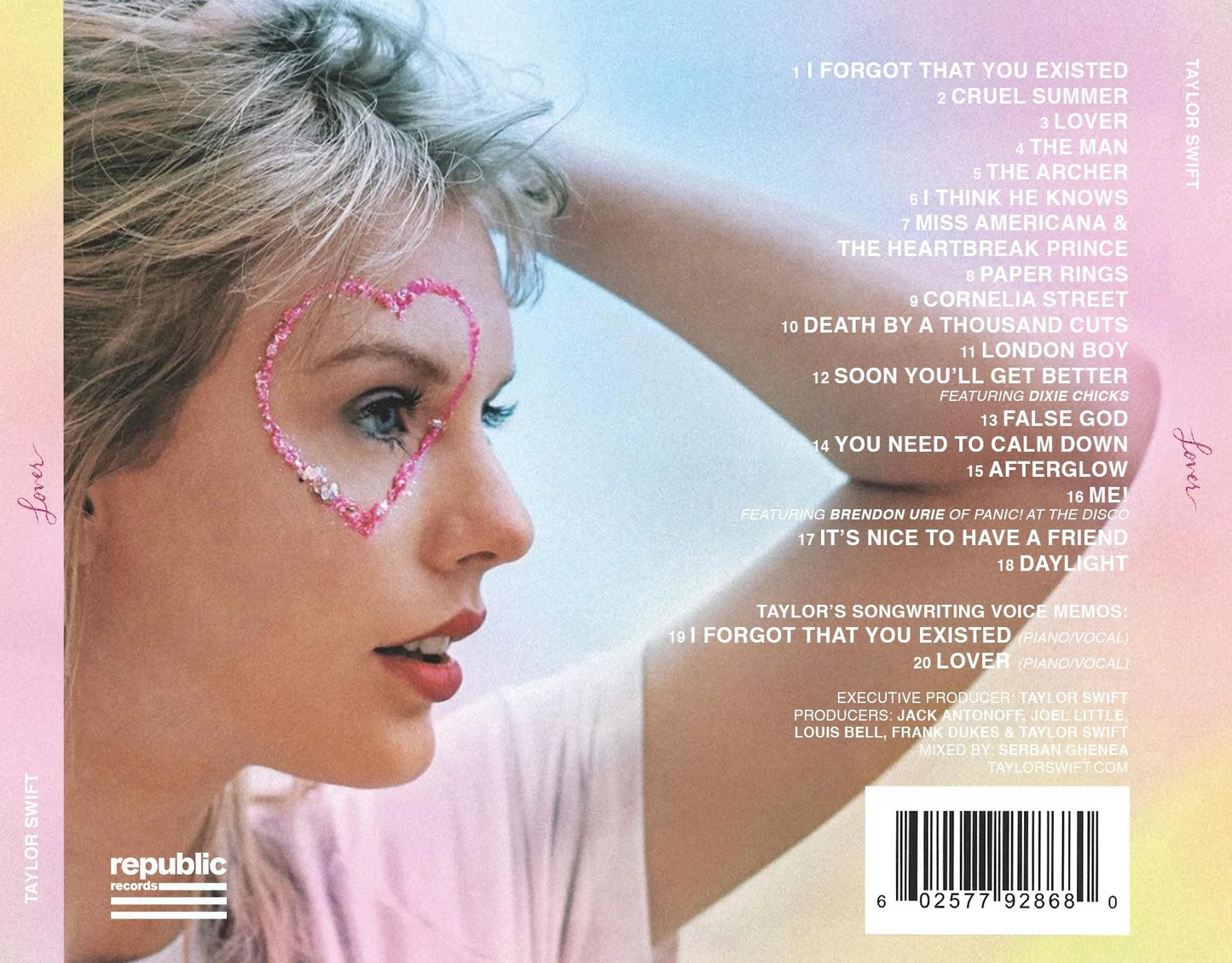 Taylor Swift - Lover- CD