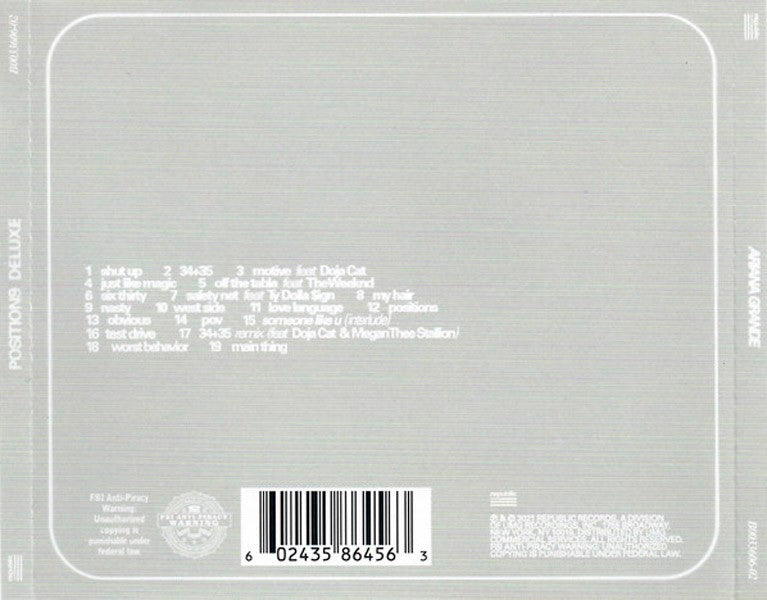 Ariana Grande - Positions Deluxe Edition - CD