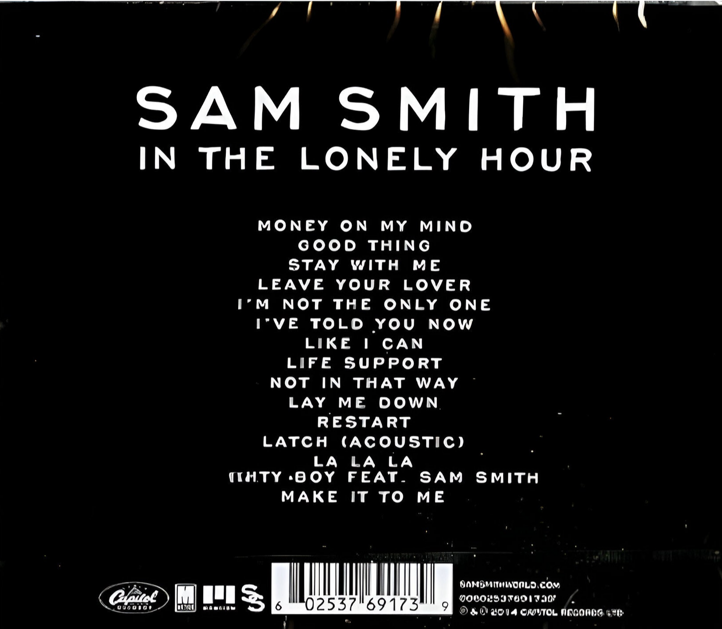 Sam Smith - In The Lonely Hour - CD