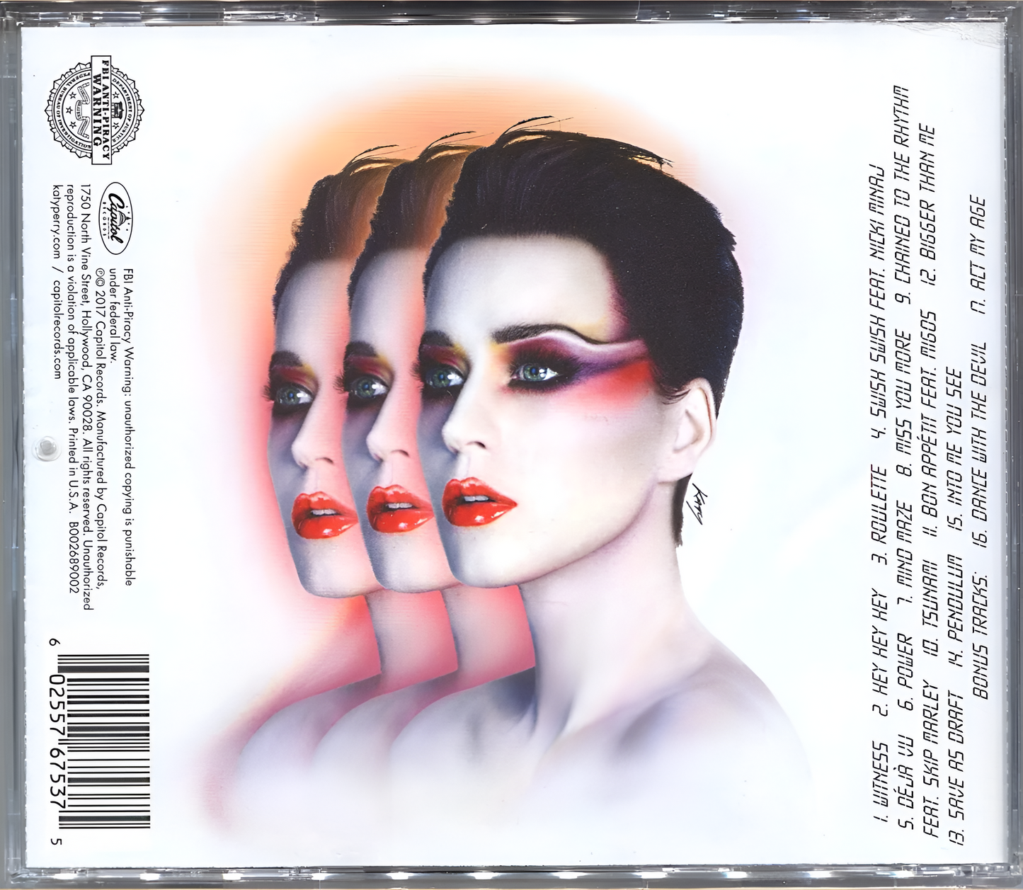 Katy Perry - Witness - CD