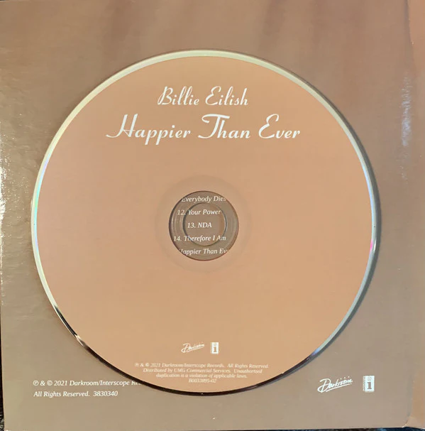 Billie Eilish - Happier than ever - CD