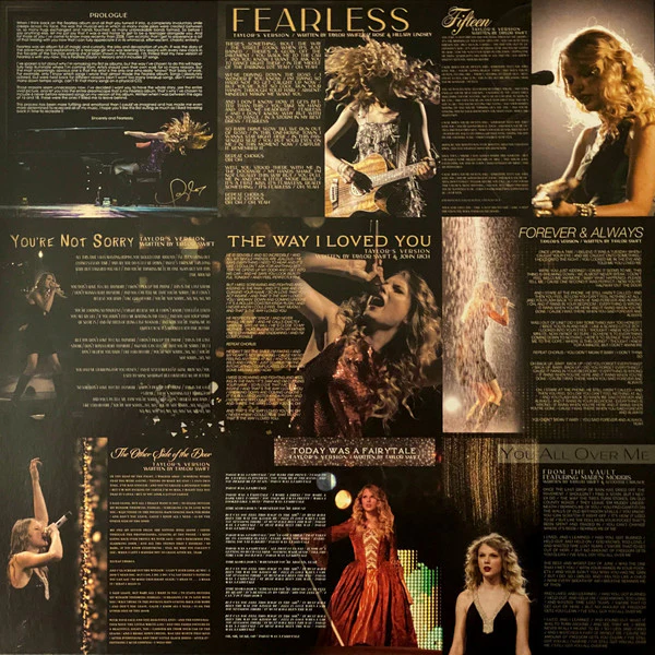 Taylor swift- Fearless Taylor's version gold - Vinilo triple